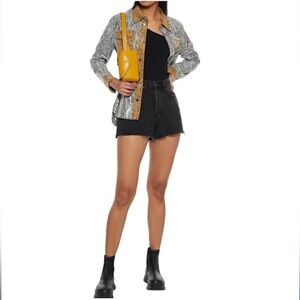 Rag & Bone Maya High Rise Short in Black